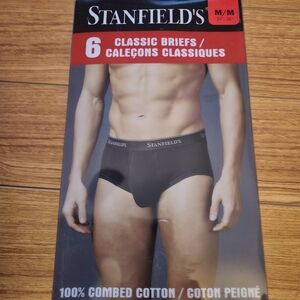 Stanfield Signature Black Men's Briefs Pack - Classic Waistband